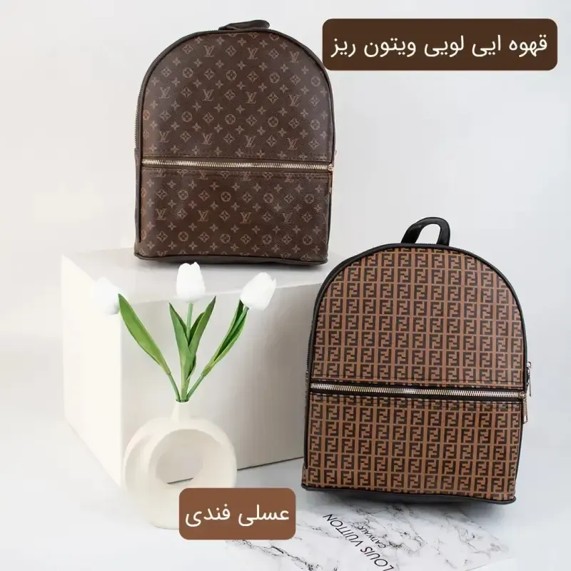 کوله پشتی چرم مصنوعی اسپرت روزمره مدرسه و دانشگاه - تصویر 4
