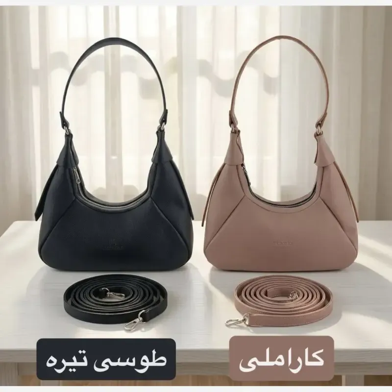 کیف زنانه چرم مصنوعی روزمره و مجلسی بند بلند کد 5740 - تصویر 4