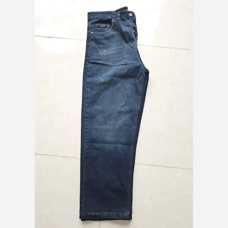 شلوار جین بگ مردانه رنگ شست کثیف سایز 42 تا 50 - تصویر 4