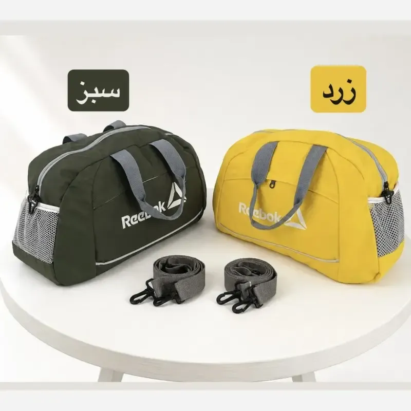 ساک ورزشی پارچه ای بند دار با سه جیب بیرونی ابعاد 45 در 25 در 15 سانتیمتر - تصویر 7