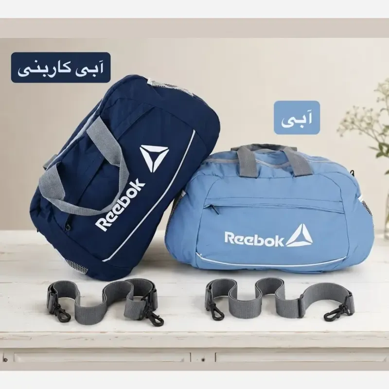 ساک ورزشی پارچه ای بند دار با سه جیب بیرونی ابعاد 45 در 25 در 15 سانتیمتر - تصویر 2