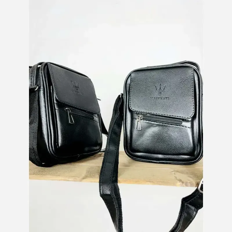 کیف مردانه زیپ مورب سایز کوچک - تصویر 3
