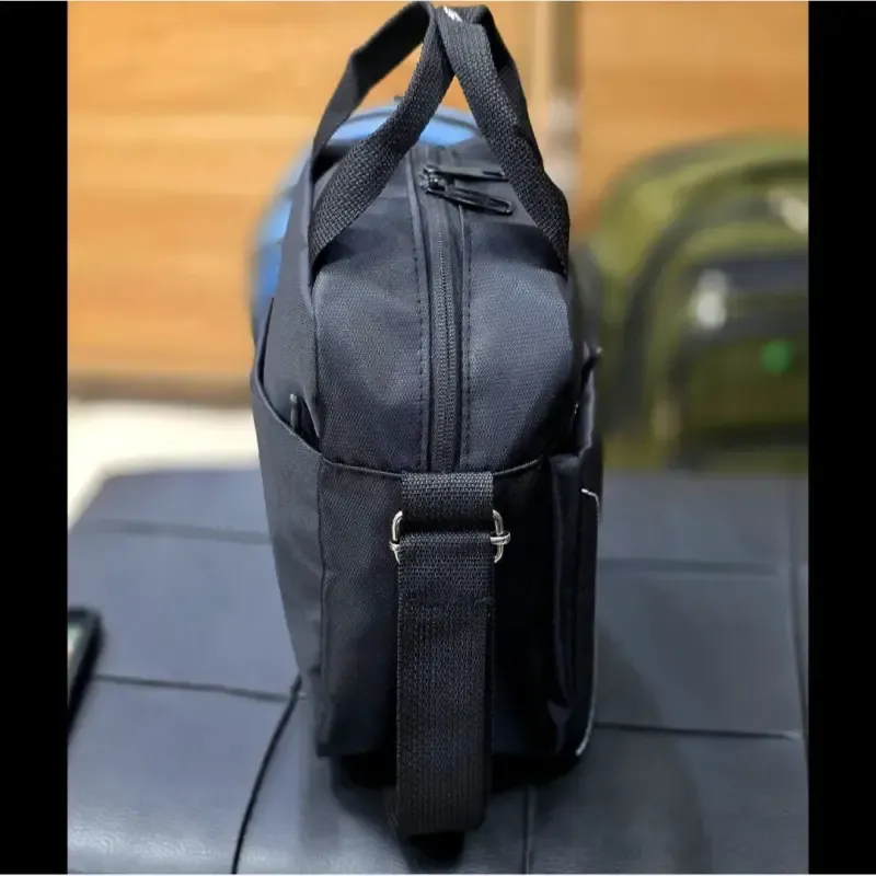 کیف ظرف غذا دستی و دوشی پارچه ای کجراه خ خارجی جیب دار - تصویر 5