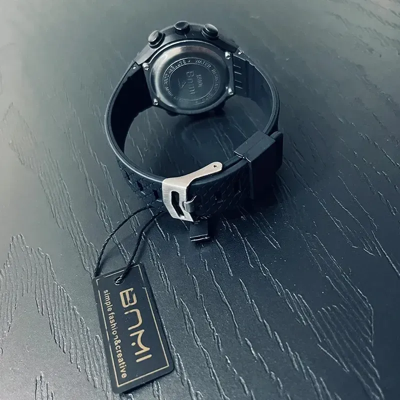 ساعت مچی دیجیتال مردانه بنمی مدل 1810g رنگ مشکی - تصویر 3