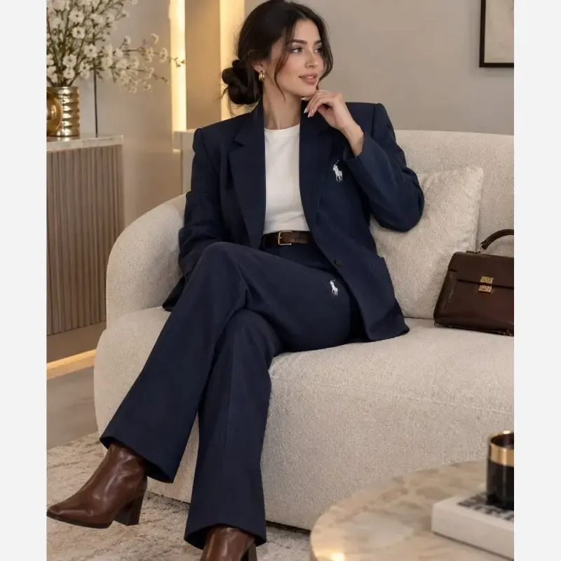 کت و شلوار زنانه مخمل هرمس