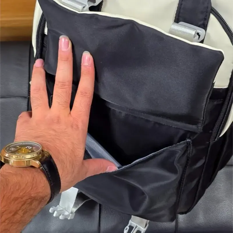 کوله پشتی مدرسه ضد آب رنگی مناسب دبستان و راهنمایی - تصویر 16