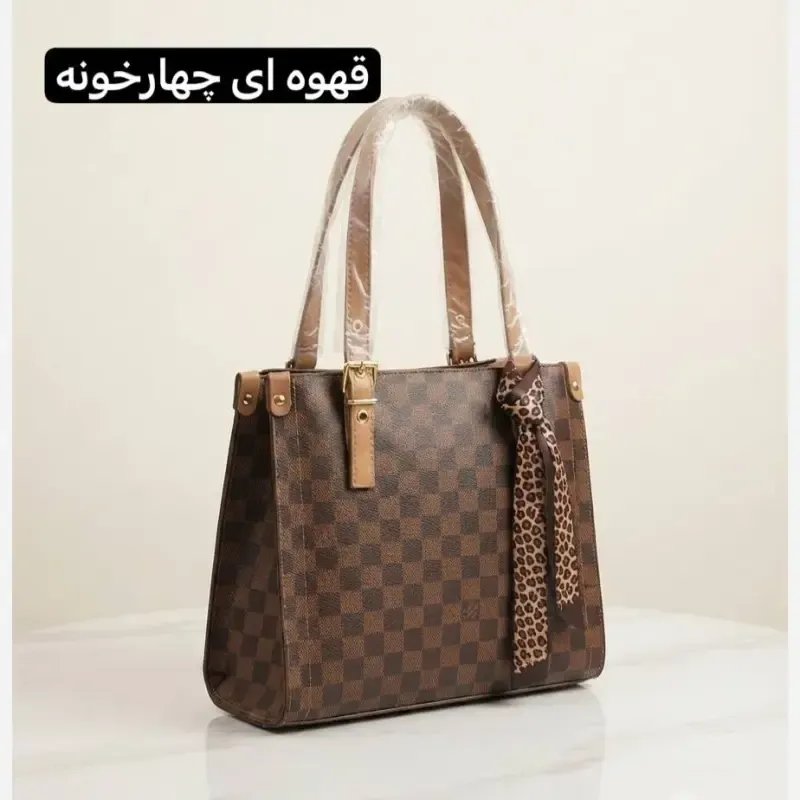 کیف زنانه چرم مصنوعی روزمره و رسمی ابعاد 30 در 25 سانتیمتر - تصویر 9