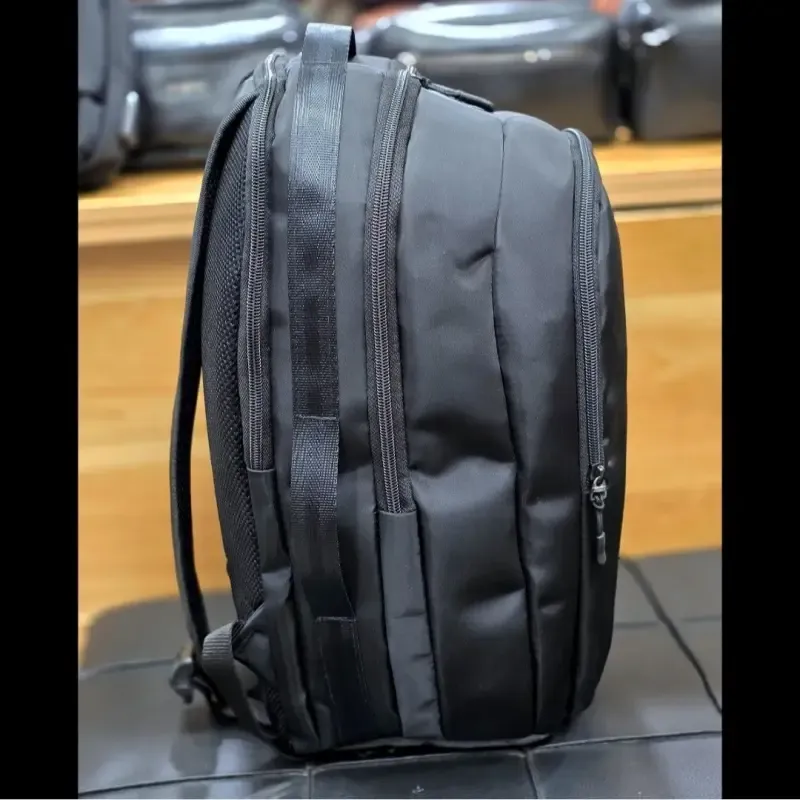 کوله پشتی ورزشی اسپرت پارچه ساتن خارجی 3 خونه جادار جای کتونی جیب قمقمه بند ضد تعریق زنانه مردانه - تصویر 8