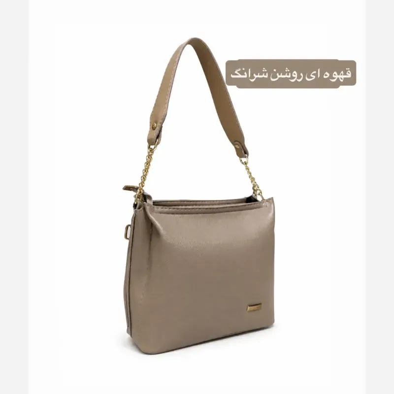 کیف زنانه چرم مصنوعی دستی و دوشی رسمی و روزمره - تصویر 4