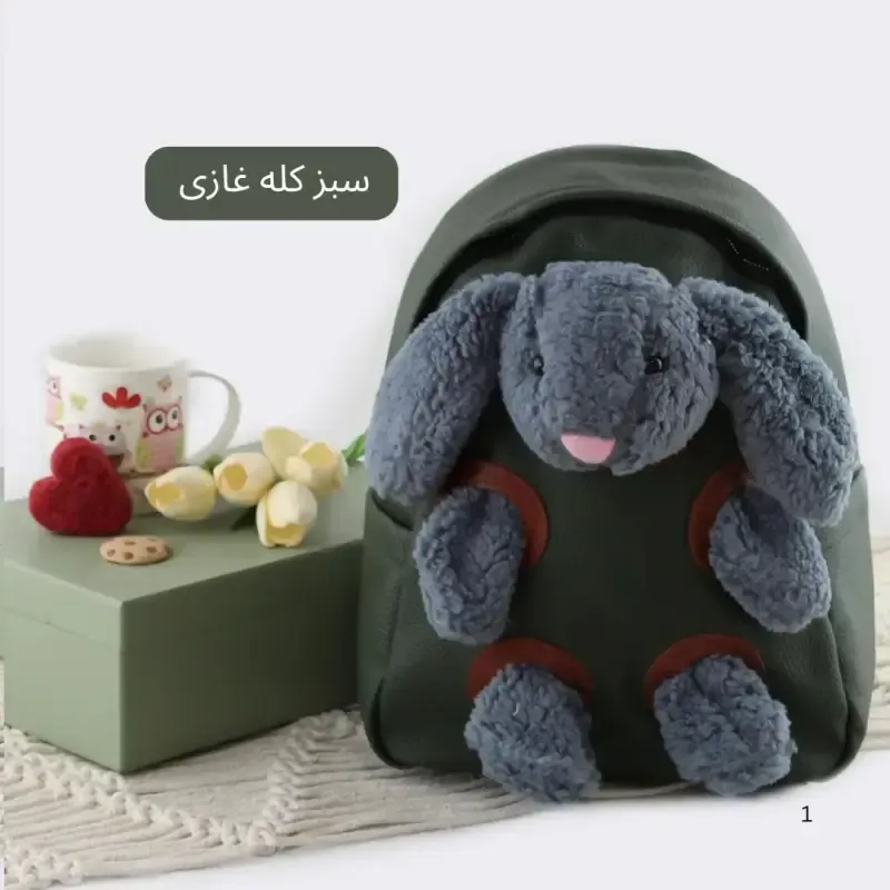 کوله پشت چرم مصنوعی اسپرت و روزمره کد 9307 - تصویر 9