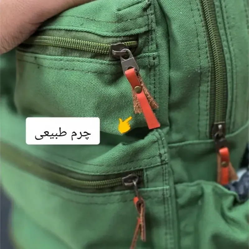 کوله پشتی برزنتی اسپرت مناسب خانم ها و آقایان جنس خارجی ابعاد 44x30x13 سانتی متر - تصویر 10