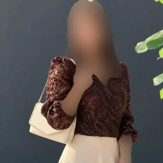کیف مجلسی دور نگین زنجیری رنگبندی