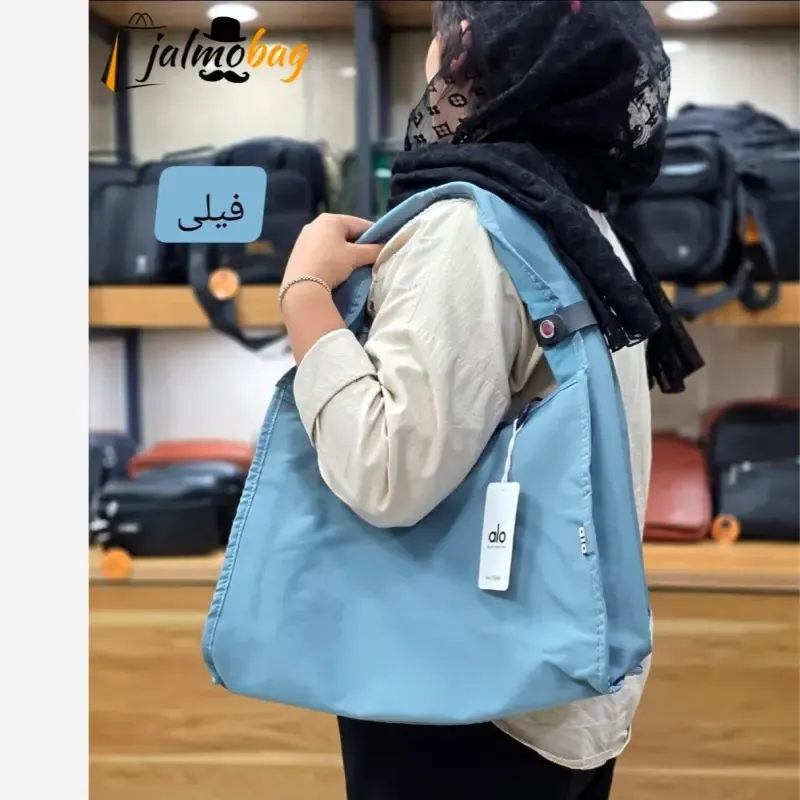 ساک پینترستی زنانه پارچه خلبانی وارداتی مناسب روزمره و ورزش - تصویر 9