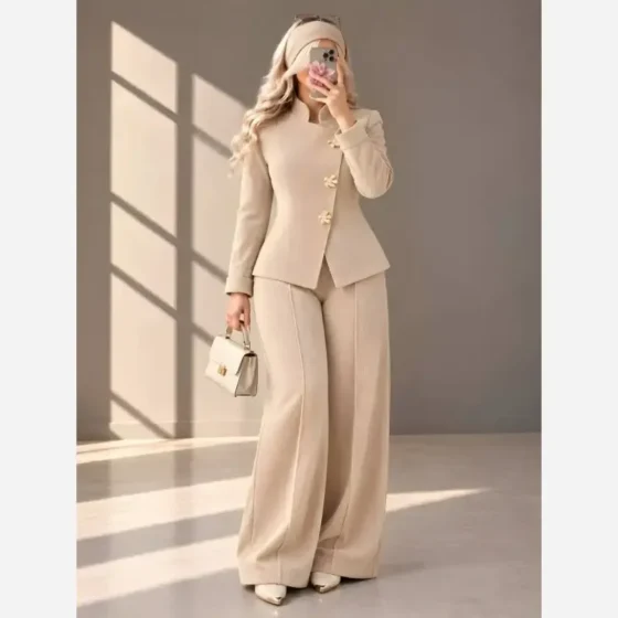 کت و شلوار زنانه مخمل کبریتی ترک درجه یک سایزبندی و رنگبندی متنوع