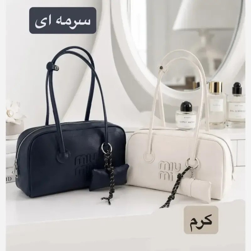 کیف زنانه چرم مصنوعی روزمره اسپرت ابعاد 32 در 21 در 9 سانتیمتر - تصویر 2