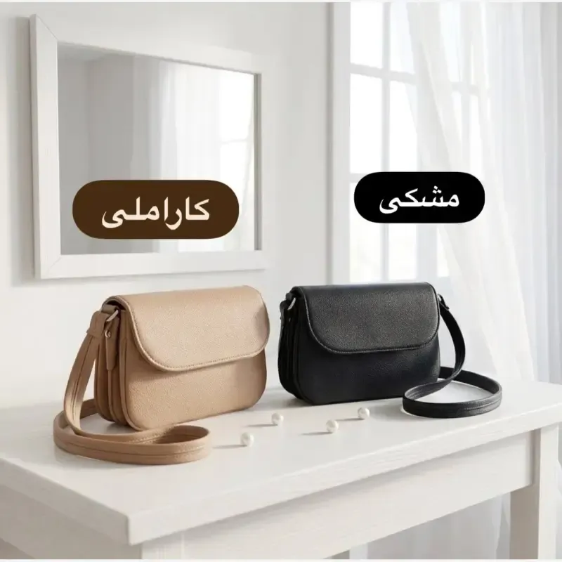 کیف پاسپورتی زنانه چرم مصنوعی روزمره بند بلند - تصویر 4