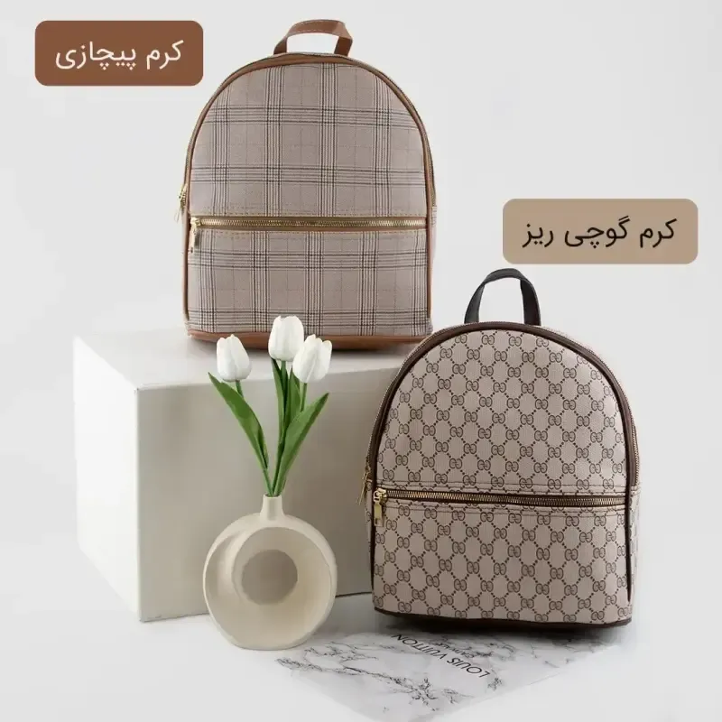 کوله پشتی چرم مصنوعی اسپرت روزمره مدرسه و دانشگاه - تصویر 5