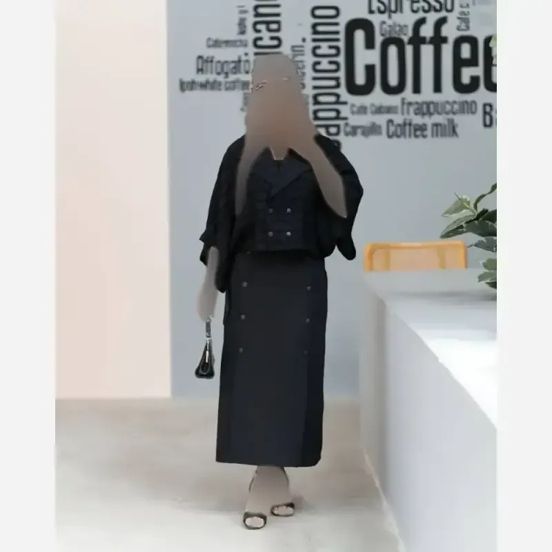 ست کراپ و دامن کوکدوزی روشناناز سایز بزرگ 38 تا 54 - تصویر 5