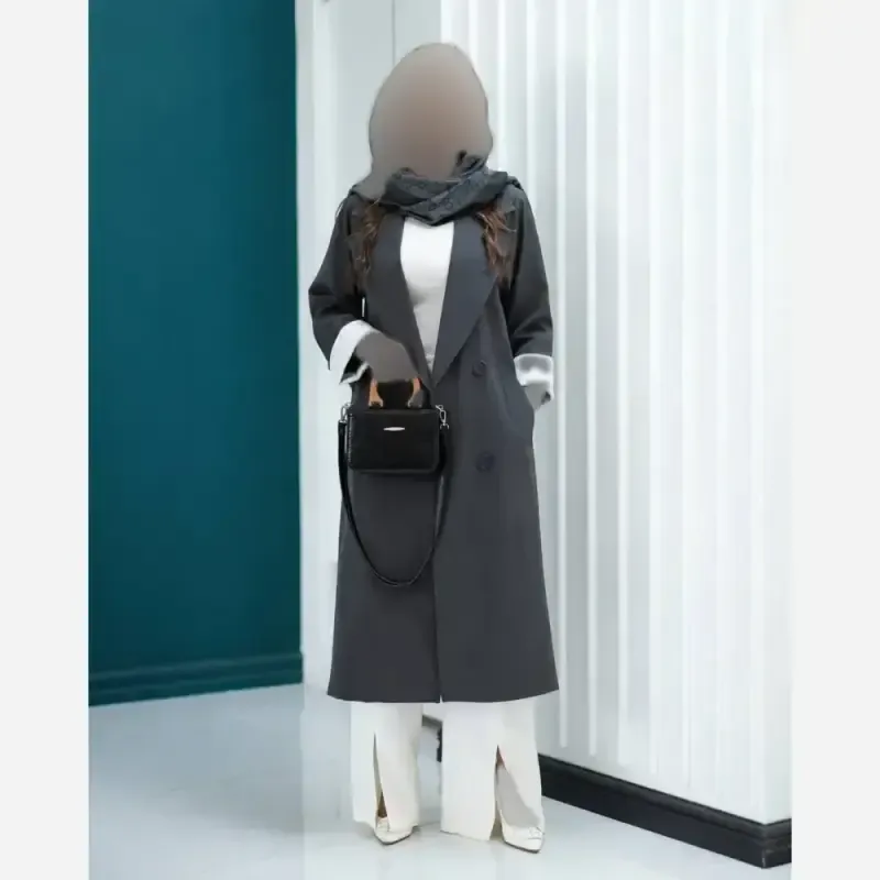کیف اسپرت ورنی مشکی دسته چوبی سایز 17 در 13 - تصویر 6