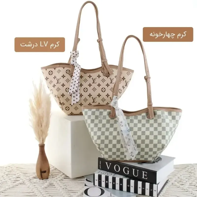 کیف زنانه چرم مصنوعی رسمی روزمره مجلسی با بند بلند - تصویر 4