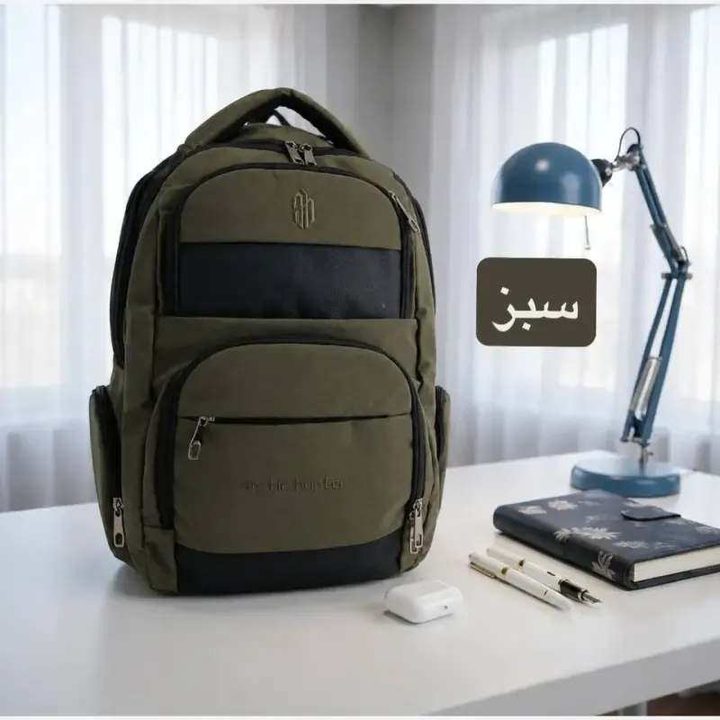 کوله پشتی اسپرت و مدرسه دانشگاه جنس کتان ابعاد 50 در 30 در 15 سانتیمتر - تصویر 5