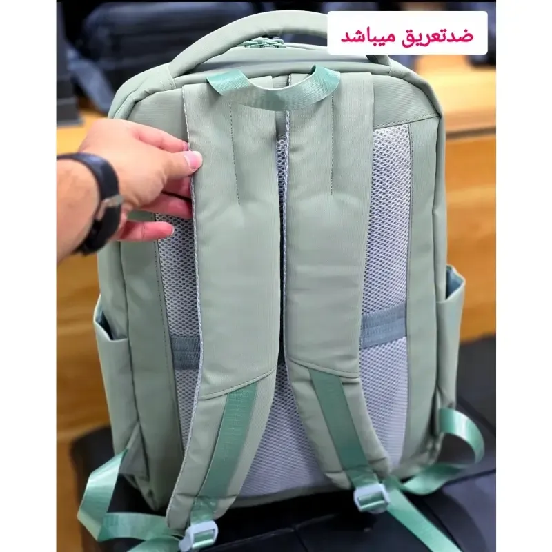 کوله پشتی پاستیلی اسپرت پریزیدنت وارداتی ضد خش جادار با محفظه لپ تاپ - تصویر 13