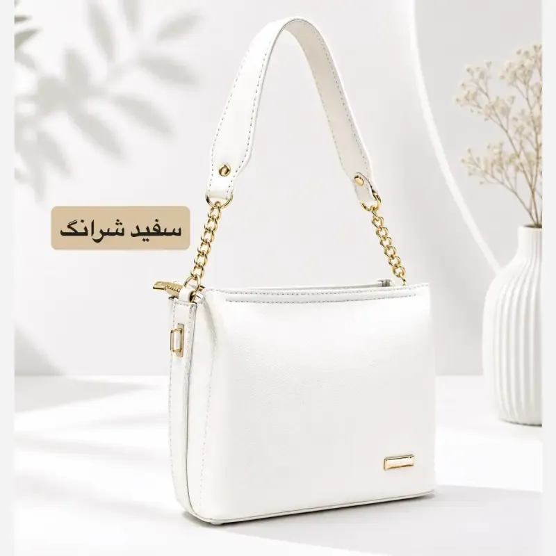 کیف زنانه چرم مصنوعی دستی و دوشی رسمی و روزمره - تصویر 3