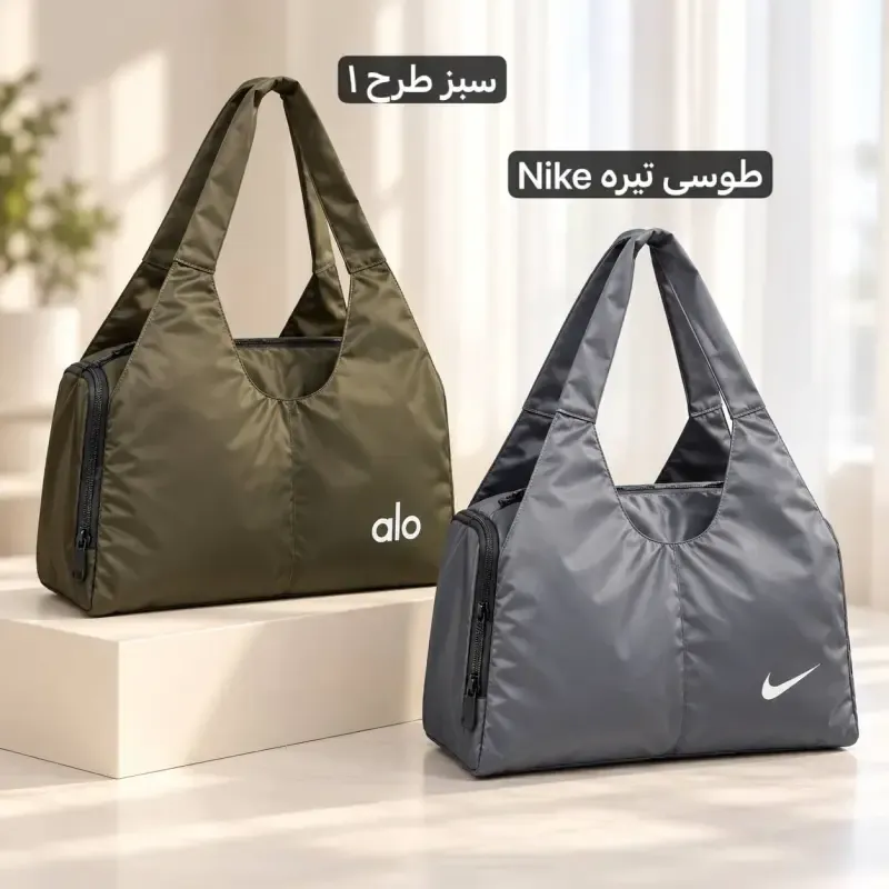 ساک ورزشی و استخری پارچه ای با 5 جیب بیرونی ابعاد 41 در 27 سانتیمتر - تصویر 5