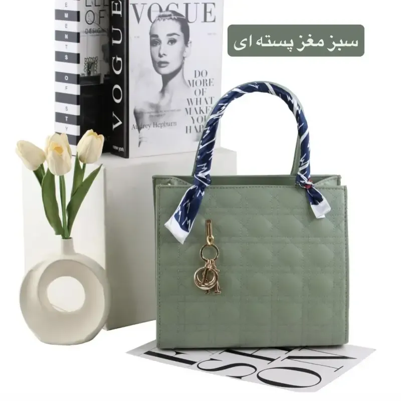 کیف زنانه چرم مصنوعی روزمره و مجلسی بند دار - تصویر 7