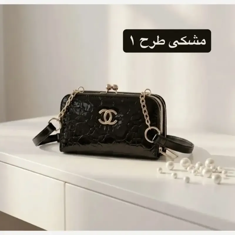 کیف پاسپورتی چرم مصنوعی زنانه رسمی و مجلسی - تصویر 2
