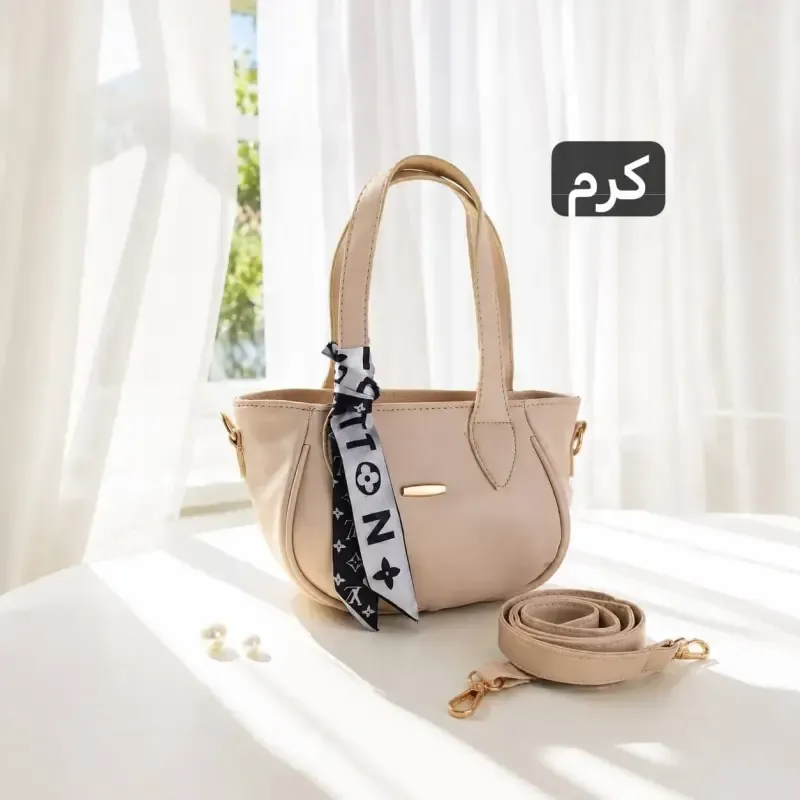 کیف زنانه چرم مصنوعی روزمره با بند بلند - تصویر 4