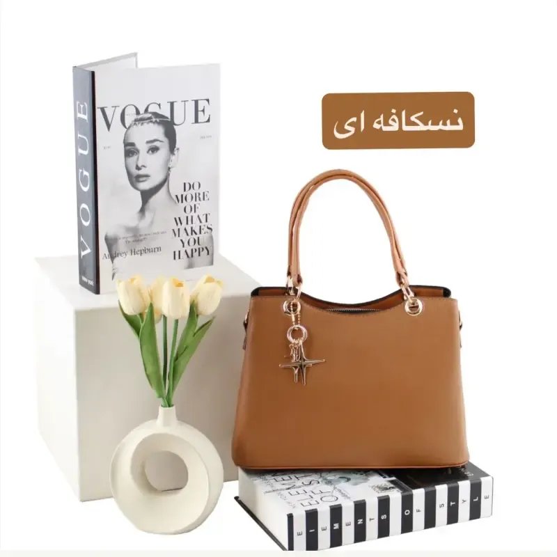 کیف زنانه چرم مصنوعی اسپرت و مجلسی با بند بلند - تصویر 4