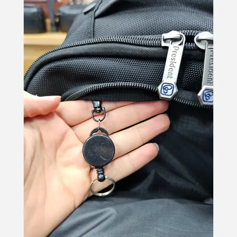 کوله پشتی وارداتی پرزیدنت ضد آب پارچه ریپس کرهای با محفظه لپ تاپ و پورت USB - تصویر 19