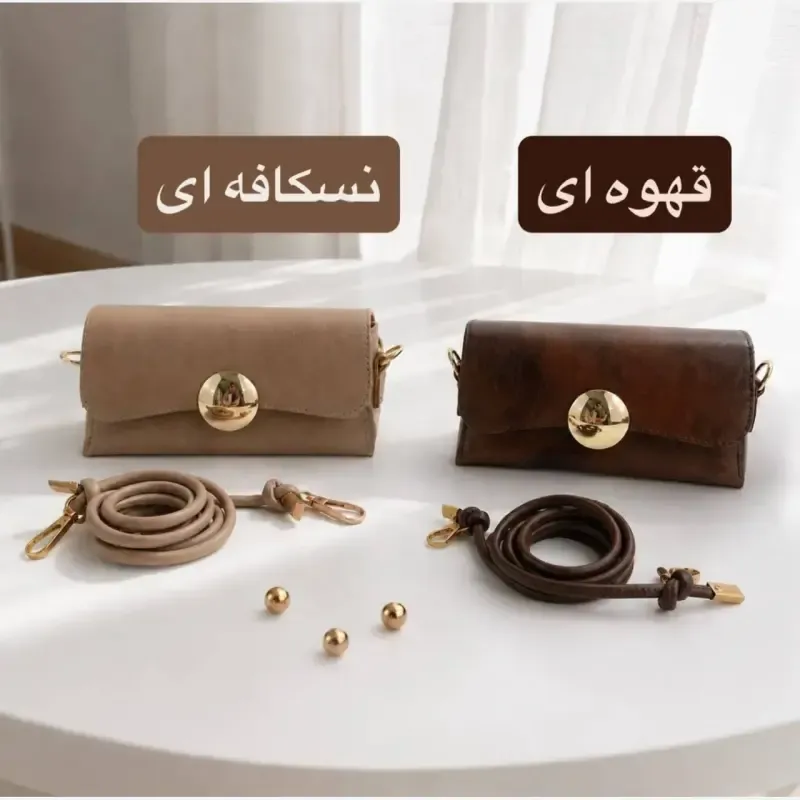 کیف پاسپورتی چرم مصنوعی زنانه روزمره و مجلسی - تصویر 6