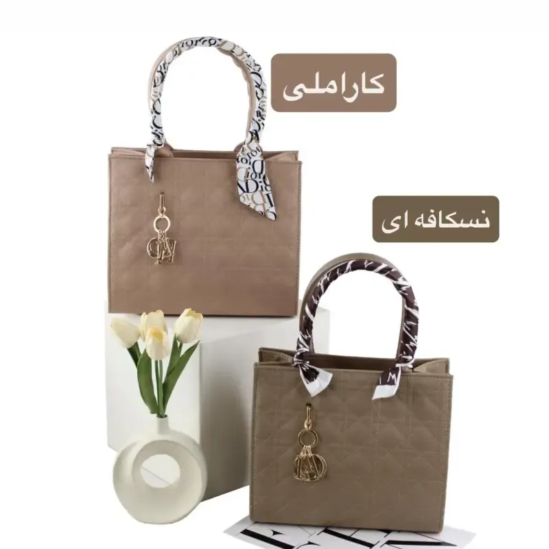 کیف زنانه چرم مصنوعی روزمره و مجلسی بند دار - تصویر 4