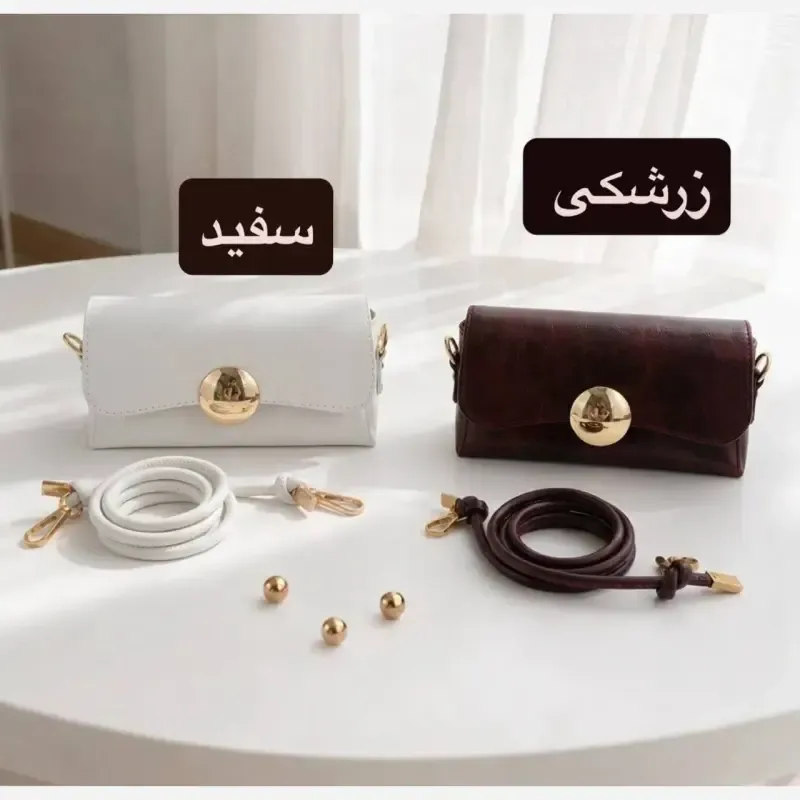 کیف پاسپورتی چرم مصنوعی زنانه روزمره و مجلسی - تصویر 5