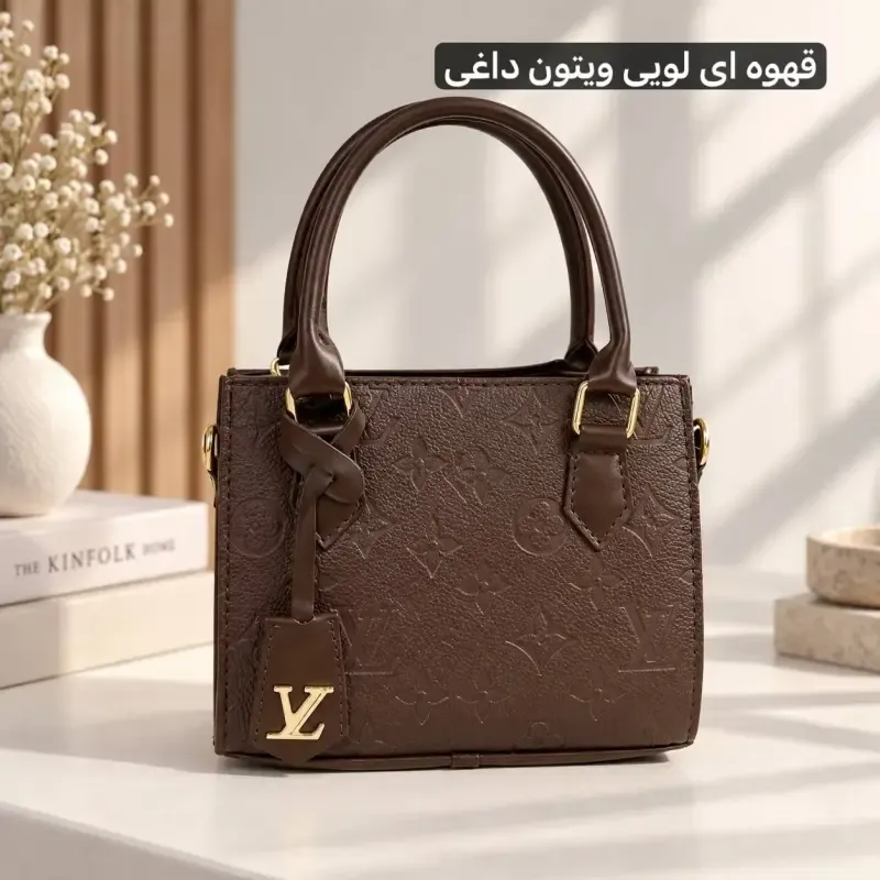 کیف پاسپورتی چرم مصنوعی زنانه مجلسی رنگ مشکی - تصویر 8