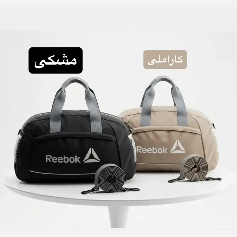 ساک ورزشی پارچه ای بند دار با سه جیب بیرونی ابعاد 45 در 25 در 15 سانتیمتر - تصویر 3