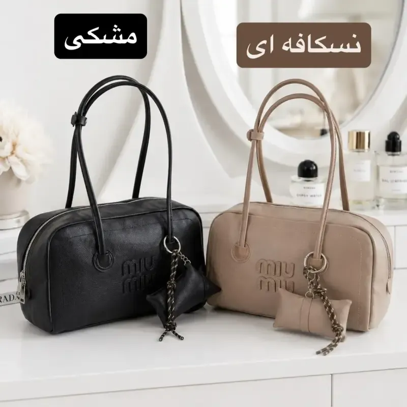 کیف زنانه چرم مصنوعی روزمره اسپرت ابعاد 32 در 21 در 9 سانتیمتر - تصویر 4