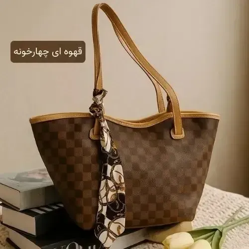 کیف زنانه چرم مصنوعی رسمی روزمره مجلسی با بند بلند - تصویر 9