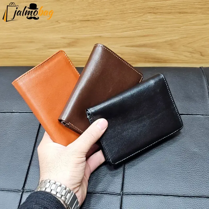 کیف پول جیبی چرم طبیعی گاوی - تصویر 9