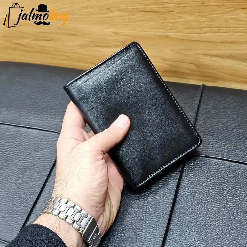 کیف پول جیبی چرم طبیعی گاوی - تصویر 3