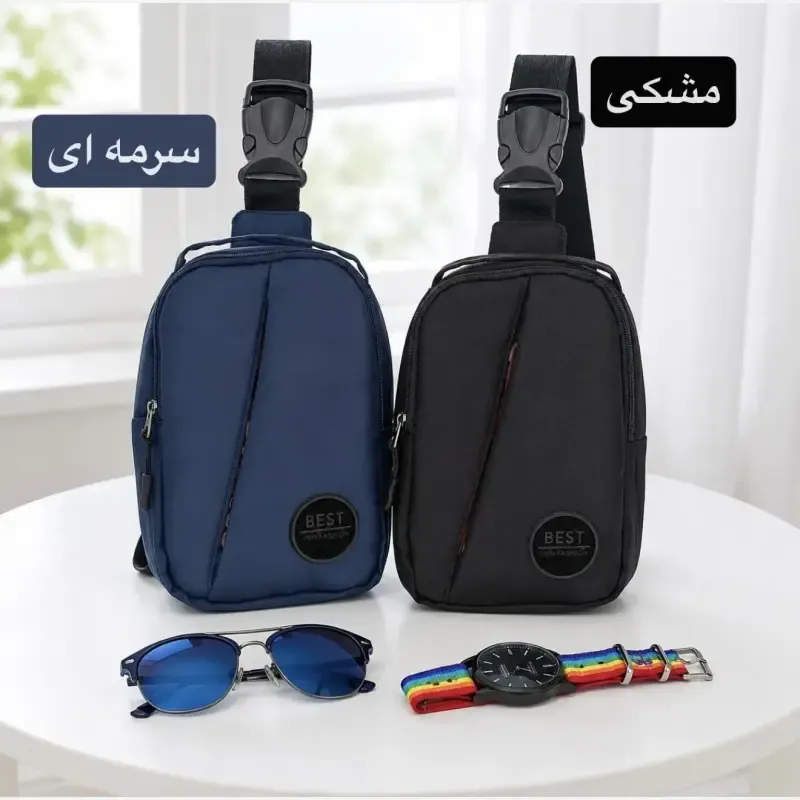 کیف مردانه پارچه ای اسپرت و روزمره بند دار - تصویر 4