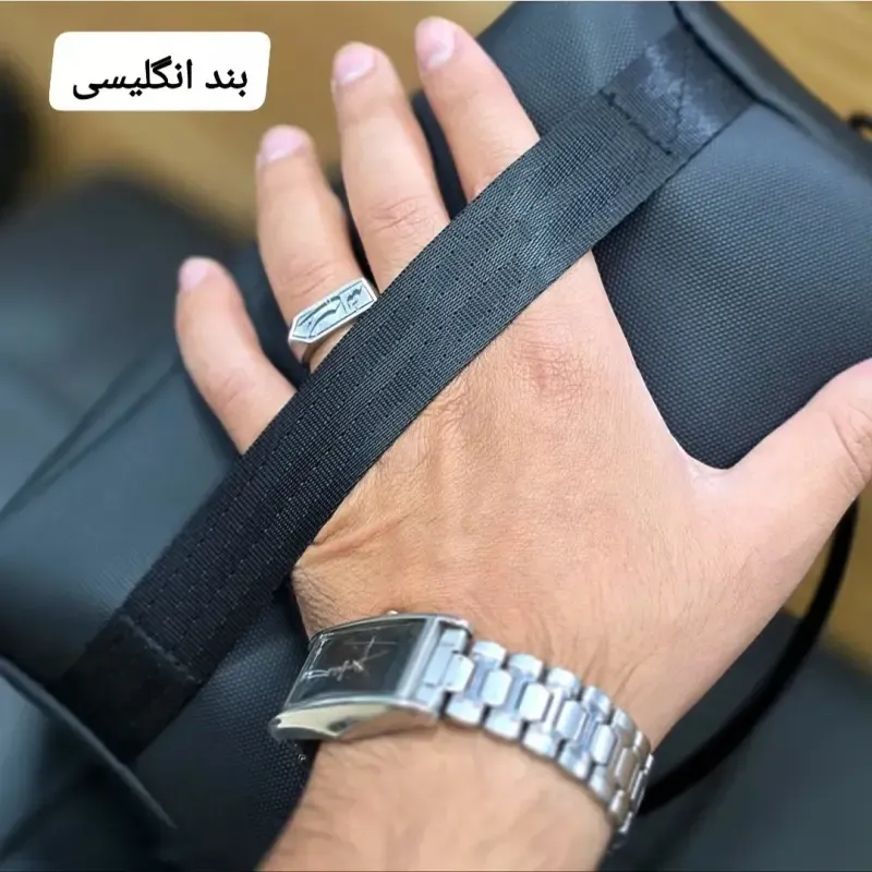 کیف دستی دوشی ضدآب بنج 3 کاره مردانه زنانه شوزبگ پارچه اسکین خارجی - تصویر 6
