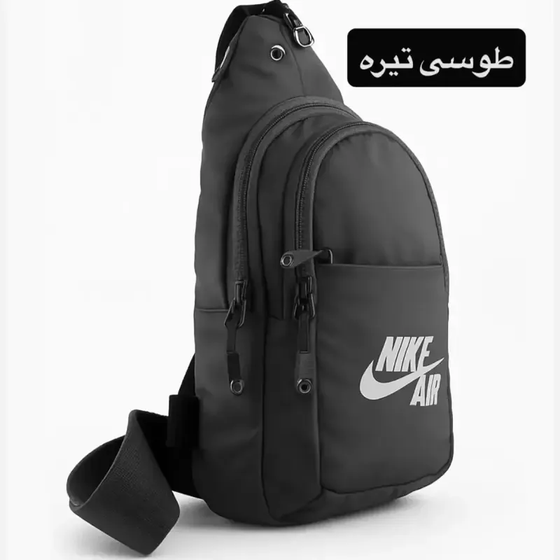 کیف مردانه روزمره پارچه ای طوسی ابعاد 30x17x8 سانتیمتر - تصویر 4