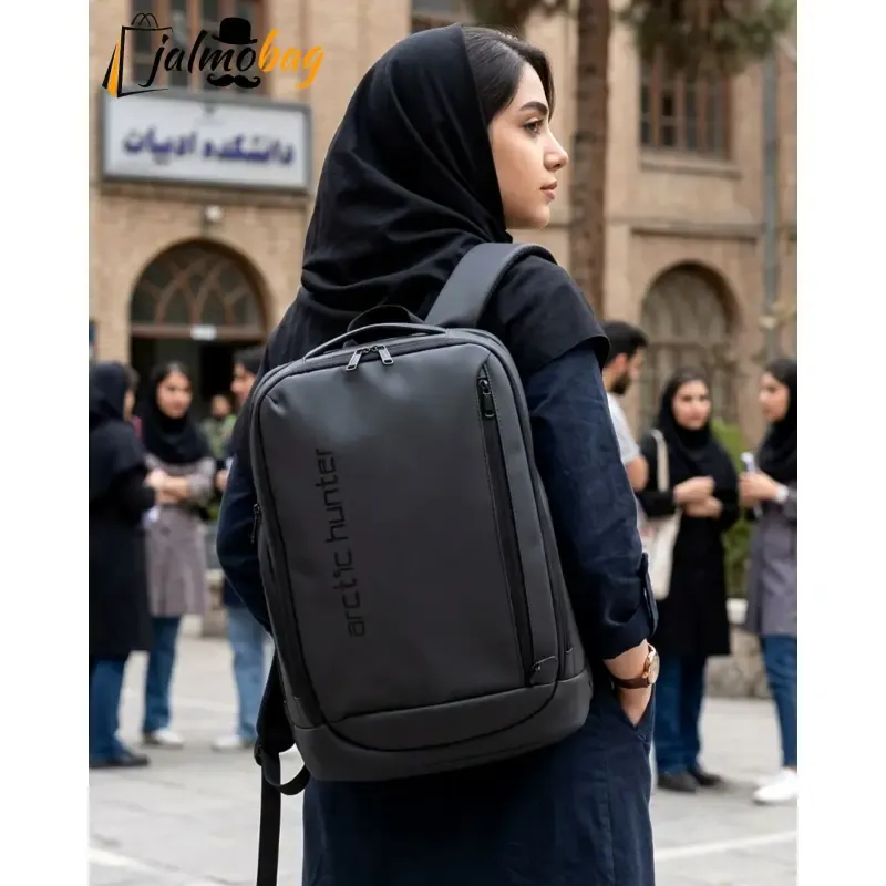 کوله پشتی دانشجویی آرکتیک هانتر ضد آب پورت USB دار - تصویر 12