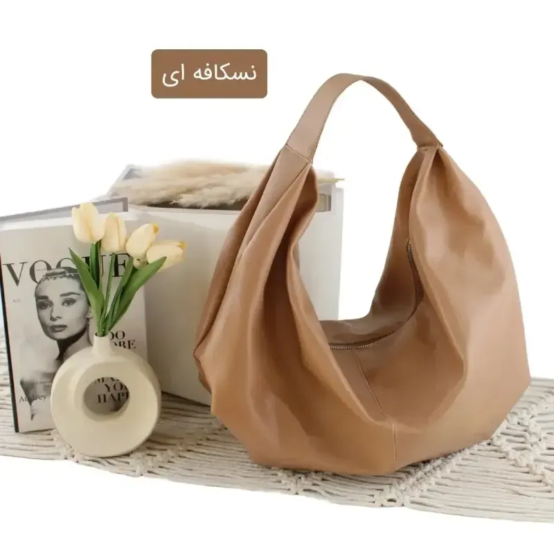 کیف زنانه چرم مصنوعی روزمره و اسپرت ابعاد 45 در 35 سانتیمتر - تصویر 7