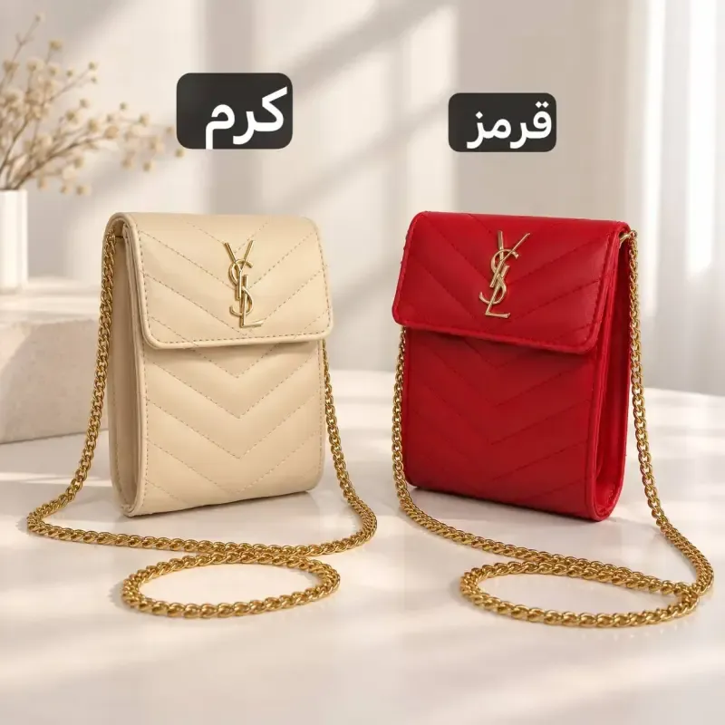 کیف زنانه چرم مصنوعی روزمره و مهمانی بند بلند - تصویر 5