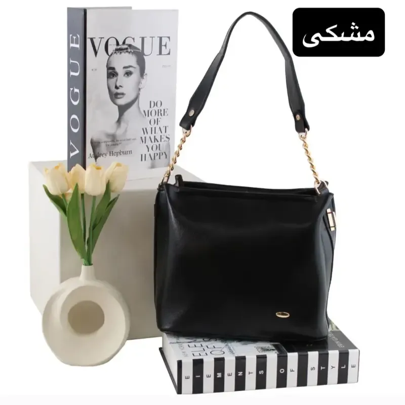 کیف زنانه چرم مصنوعی دستی و دوشی رسمی و روزمره - تصویر 6