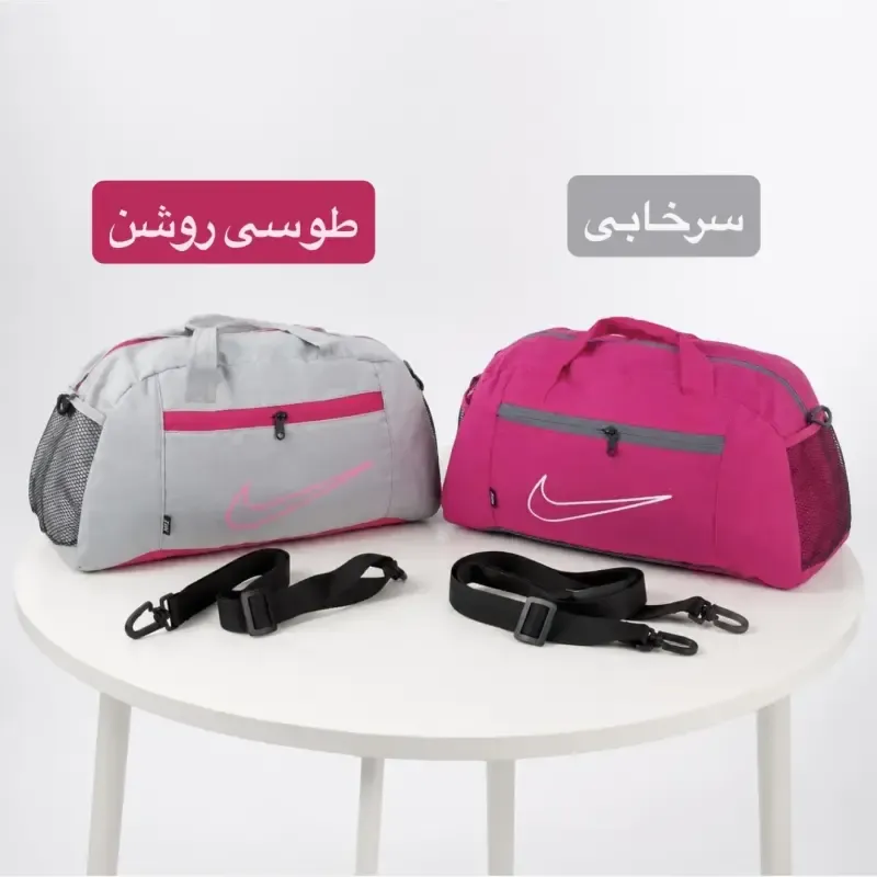 ساک ورزشی مسافرتی اسپرت پارچه ای سه بند ابعاد 40 در 25 در 15 سانتیمتر - تصویر 3